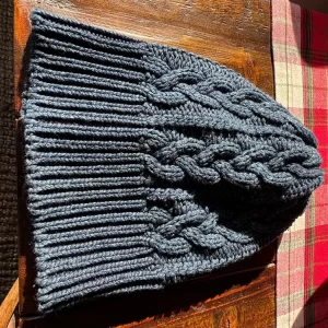 Real McCoy's Cable-Knit Cotton Hat